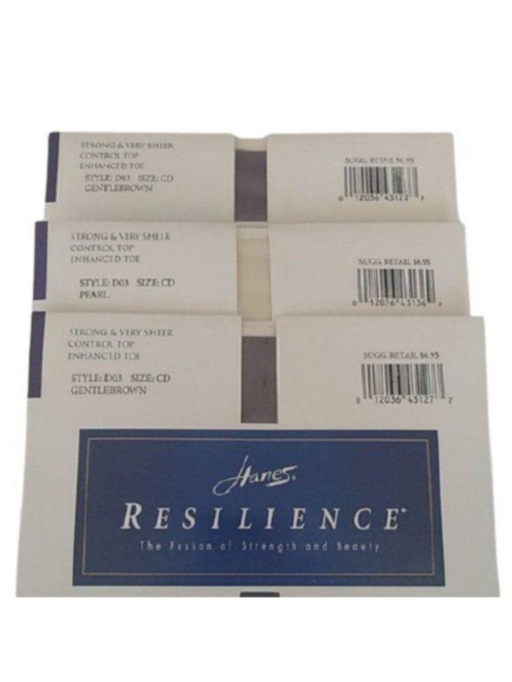 Vintage Hanes Resilience Control Top Enhanced Toe CD